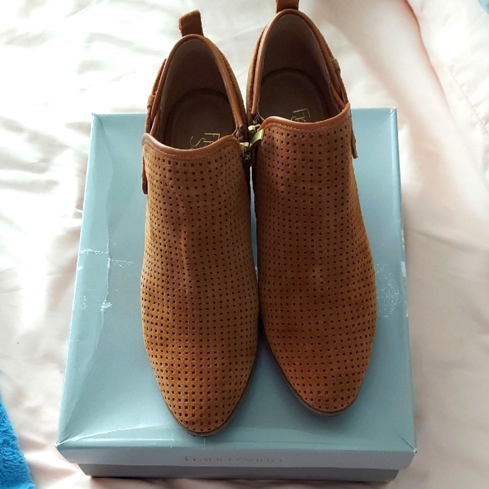 Franco Sarto Suede Booties